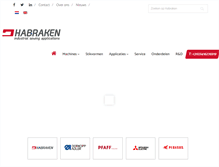 Tablet Screenshot of habraken.nl